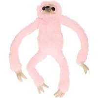 Nature Planet Roze luiaard knuffels 60 cm knuffeldieren - Knuffeldier