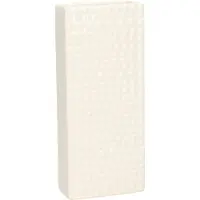 Gerimport Waterverdamper - creme wit - keramiek - 400 ml - radiatorbak luchtbevochtiger - 7,4 x 17,7 cm