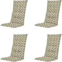 Madison kussen hoge rug rae - 123x50x5cm set van 4
