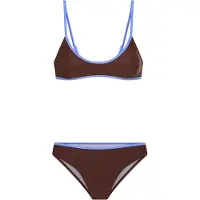 LASCANA Bikini lichtblauw / donkerbruin