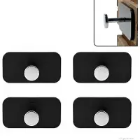 MamboCat 4er Set UNCO einzelner Wandhaken aus Acryl & Metall – 22237
