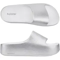 Original Brands Levitate slippers vegan eva platform slides 4cm podologisch goedgekeurd silver
