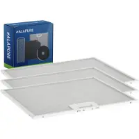 Alapure 3x Metaalfilter voor Viva 432785 / 00432785 310x500x7mm