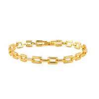 Luxenter Armband met 18-karaats geelgouden afwerking - Figor
