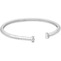 Luxenter Armband met glanzende zirkonia, afwerking in rhodium - Aih