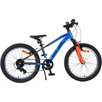 Volare Boost Kinderfiets - 20 inch - Blauw Oranje - 7 versnellingen