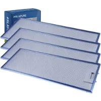 Alapure 4x Metaalfilter voor Ignis 488000861321 / C00861321 457x185x8mm