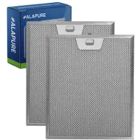 Alapure 2x Metaalfilter voor Arthur Martin 50248271004 300x254x8mm