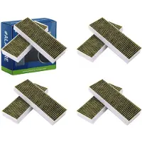 Alapure 4x Koolstoffilter voor Bora CleanAir Filterset BAS / BHU / BIU / BFIU / GP4
