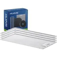Alapure 4x Metaalfilter voor Bosch 435204 / 00435204 350x165mm