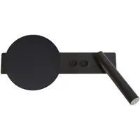 Sigma Wandlamp Hotel Mood B, zwart, Slaapkamer, metaal, Modern, wandlamp