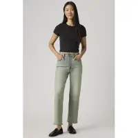 Levi's Ribcage Straight Ankle Jeans Size: W24L27 | Jeans Outlet | Dames | Blauw