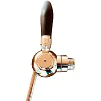 Ich-zapfe Biertap, Compensatorkraan - Cosmo, verchroomde compensator met stalen aansluiting 5/8" - 1/2", 55 mm
