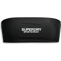 Superdry Bandeaubikinitop met Logo Zwart Grootte: 44