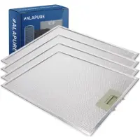 Alapure 4x Metaalfilter voor Inventum 40600909001 340x275mm