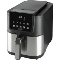 Bourgini Slimfit Airfryer Pure XL - Heteluchtfriteuse - 5 liter - 1500W - PFAS vrij