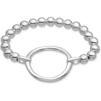 Luxenter armband afgewerkt in rhodium - Korat