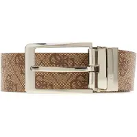 GUESS riem Milano Adjustable & Reversible Belt H35 W105 Beige / Brown bruine