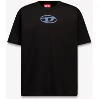 Diesel T-shirt zwart Jongens Katoen Ronde hals Printopdruk - maat 152