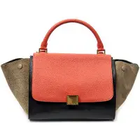 Celine Small Tricolor Trapeze Schoudertas