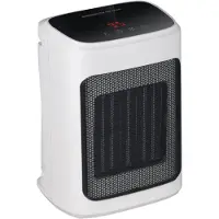 Midea NT20-20AR, Elektrische keramische verwarming met ventilator, Voor binnen gebruik, Vloermodel, Wit, Grijs, Bediening via touchpaneel, 2000 W