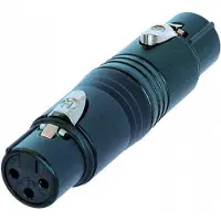 Neutrik XLR adapter | V ↔ V | | NA3FF-B (Mono, 3-pin)