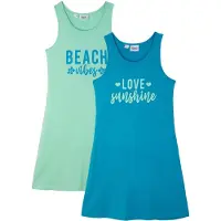 Bonprix Jersey jurk van biologisch katoen (set van 2) maat 128/134