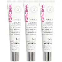 Topicrem Mela Anti-Dark Spot Gentle Peeling Night Cream 3x40 ml Crème