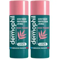 Dermophil Hydra Lippenverzorging Poederroze 2x4 g Make-up
