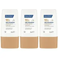 Ducray Melascreen Control 365 days Spf50+ Getinte Beschermende Fluide Tegen Pigmentvlekken 3x30 ml Lotion