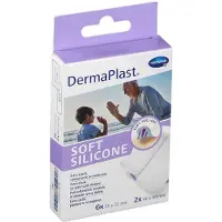 Hartmann Dermaplast Soft Silicone Strips 4x8 St Pleister