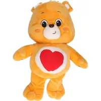 Merkloos Pluche Troetelbeertje knuffel oranje 21 cm - Knuffelpop