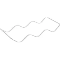 Famanu – Stapelbare flessenhouder – Kunststof flessenrek voor keuken, kast en voorraad – Set van 6 – Wit – 14 x 31 x 3 cm