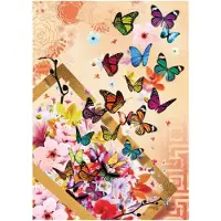 Art puzzle Art Puzzel Spring Breeze – 500 Stukjes – 48 x 34 cm – Vlinders en Bloemen
