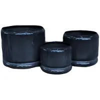 Buitengewoon Boet Pot Rickard Grijs L 26x31cm 1stuk