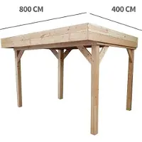Buitengewoon Boet Veranda Overkapping Marcel 84, 800 cm x 400 cm