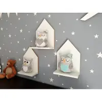 Moliland SkandiDomek - Wandrek - 3 Stuks - Scandinavisch Design