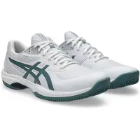 Asics Sportschoen 'Game FF Clay' jade groen / zwart / natuurwit