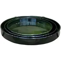 Buitengewoon Boet Schotel Cylinder Vibrant Groen L 33x4cm