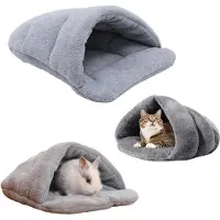 Famanu knuffelbed voor kleine dieren - grijs