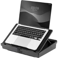 Famanu - Verticale laptopstandaard aluminium met 3 sleuven ruimtebesparend voor laptops