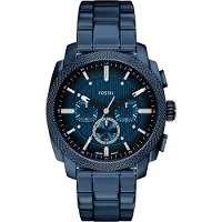 Fossil Analoog horloge 'Everett' enziaan / zwart