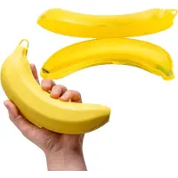 Famanu – Set van van van 2 bananenboxen – Bpa-vrije bananentrommels – Stevige bananenbewaarbox voor werk, school of picknick