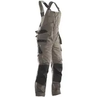 Jobman 3730 Bib N' Brace Khaki/Zwart maat C58 heren