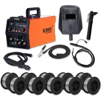 Kibani Lasapparaat MIG-300PRO - Incl. 10 Rollen Lasdraad - IGBT-Inverter-Technologie - Semi-Automatische Omvormer - Lasapparaat Elektrisch - MIG - MMA - TIG