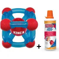 Kong rewards tinker en easy treat cheddar kaas 14,5x14,5x14,5 cm en 226 gr