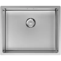 Pure.Sink Comfort RVS spoelbak 50x40 cm 10mm radius onderbouw, vlakbouw en opbouw PCM5040-02