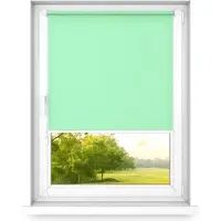 Time4blinds mini rollo basic - Rolgordijn - Niet-invasief - Raamrolgordijn binnen zonder boren - Niet-invasieve handgrepen - Dimmen rollo - 1000x1900mm Pistache - Bediening aan de Rechterkant