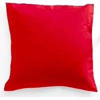 Markenlos – Vierkante katoenen kussensloop - 75 x 75 cm - zacht en ademend - kleur love - geschikt voor sierkussens op bed of bank