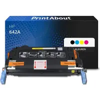 PrintAbout Toner 642A (CB400A) Zwart geschikt voor HP